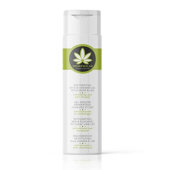 Obnovujúci sprchový gél s konope a CBD Hemphilia 250ml