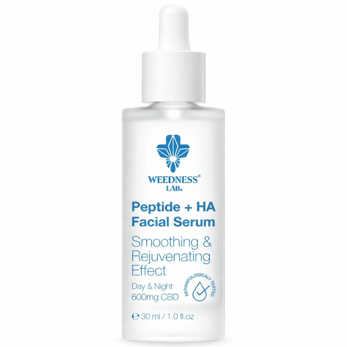Peptide + HA Facial Serum 600 mg CBD WEEDNESS